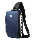OZUKO 9281 Reflective Anti-Theft Sling Bag – Stylish Crossbody for Men with USB Charging - Image 2