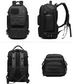 OZUKO 9309S Tactical Travel Backpack – USB Charging, Water-Resistant, 16” Laptop Fit - Image 8