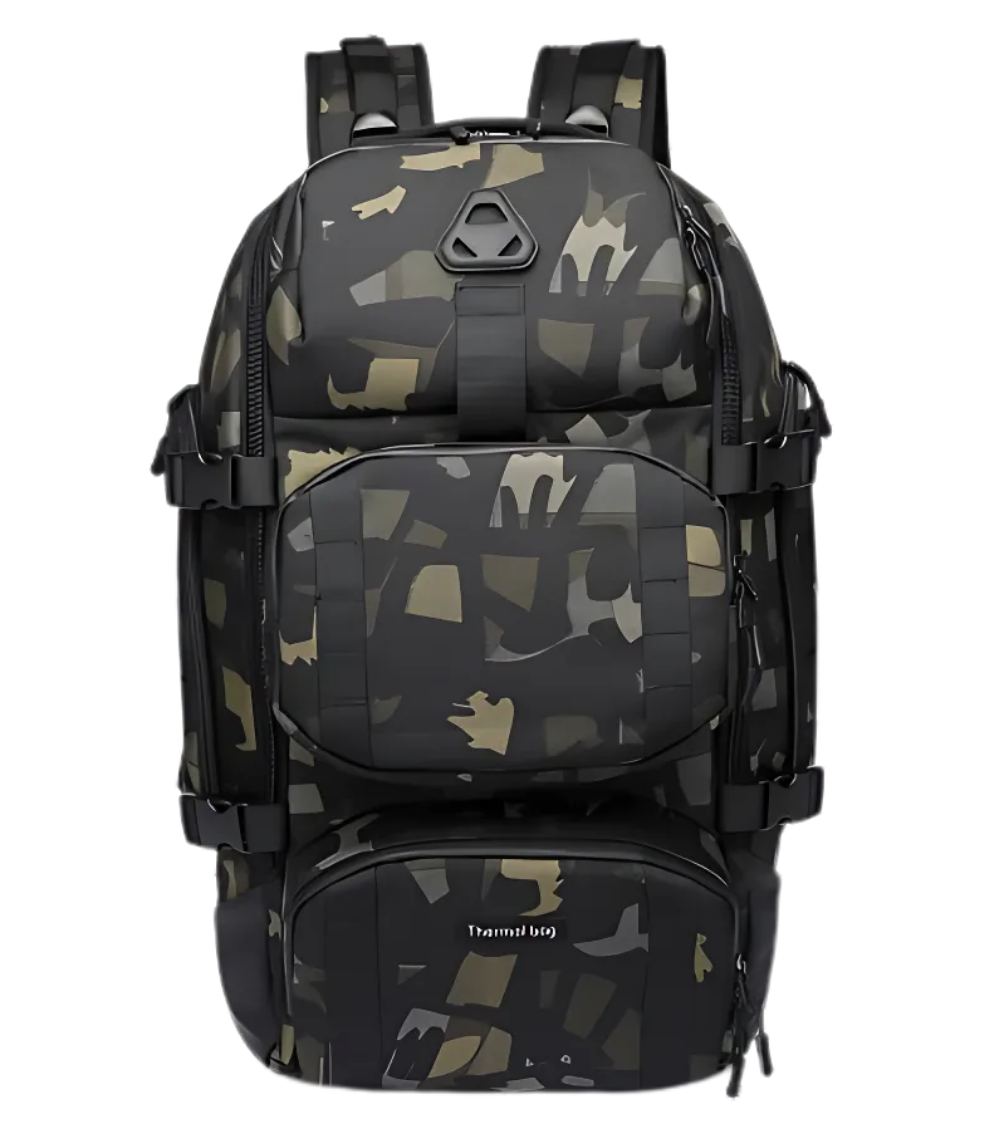 OZUKO-9386-Outdoor-Travel-Backpack-with-Cooler-Compartment-14 OZUKO 9386 Outdoor Travel Backpack with Cooler Compartment – USB Charging, Water-Resistant - Image 1