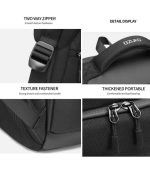 OZUKO 9409 Travel Laptop Backpack – USB Port, Water-Resistant - Image 13