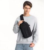 OZUKO 9565 Tactical Style EDC Sling Bag with Tripod Holder - Image 7