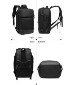 OZUKO 9405S Business Laptop Backpack – USB Port, Water-Resistant - Image 12