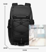 OZUKO 9588 Multifunctional Waterproof Backpack – 15.6-Inch Laptop Fit, Sports Travel Design - Image 22
