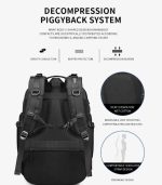 OZUKO 9590S Anti-Theft Laptop Backpack – High-Quality, Water-Resistant, 15.6-Inch Compatible - Image 10