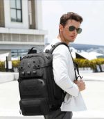 OZUKO 9590L Compact Business Laptop Backpack – Anti-Theft, Lightweight, Water-Repellent - Image 8