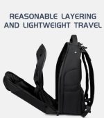 OZUKO 9640 Backpack – Water-Resistant, Fits 15.6″ Laptop – Business & Daily Use - Image 17