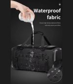 OZUKO 9641 45L Fashion Designer Weekender Duffel Bag – Versatile Business Travel and Outdoor Sport Bag - Image 15