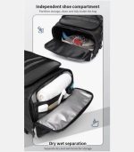 OZUKO 9641 45L Fashion Designer Weekender Duffel Bag – Versatile Business Travel and Outdoor Sport Bag - Image 12