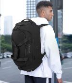 OZUKO 9651 Weekender Travel Duffle Bag – Waterproof Multipurpose Carry Bag for Men - Image 29