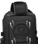 OZUKO 9680 Tactical Style EDC Sling Bag for Men - Image 7