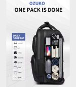 OZUKO 9699 18-Inch Underseat Carry-On Bag with Wheels – Premium Compact Trolley for Business Travel - Image 13