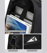 OZUKO 9716 Travel Laptop Backpack – Water-Resistant, Anti-Theft, Lightweight - Image 14
