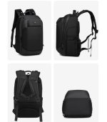 OZUKO 9717 Business Travel Laptop Backpack – Waterproof, Multi-Compartment - Image 7