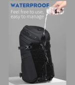 OZUKO 9730 Designer Sport Crossbody Bag – Tactical Waterproof Chest Bag for Men - Image 17