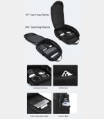 OZUKO 9731 Crossbody Chest Bag for Men – Waterproof, Minimalist Sling Bag for Hiking - Image 15