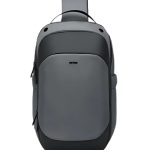 OZUKO 9731 Crossbody Chest Bag for Men – Waterproof, Minimalist Sling Bag for Hiking