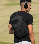 OZUKO 9737 Chest Shoulder Bag – Tactical & Water-Resistant Sling - Image 13