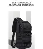 OZUKO 9738 Designer Waterproof Chest Bag for Men – Crossbody Sling for Outdoor, Travel, and Daily Use - Image 14