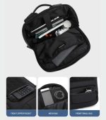OZUKO 9746 Travel Laptop Backpack – Water-Resistant, Anti-Theft, Airline-Approved - Image 16