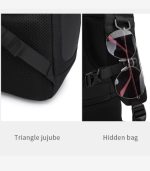 OZUKO 9746 Travel Laptop Backpack – Water-Resistant, Anti-Theft, Airline-Approved - Image 7