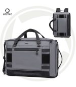 OZUKO 9749 Laptop Backpack – Convertible Water-Resistant Business Carry-On with Organized Storage - Image 7