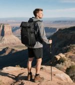OZUKO 9761 Rolltop Waterproof Backpack with Expandable 38L Capacity and Laptop Compartment for Travel and Outdoor Use - Image 8