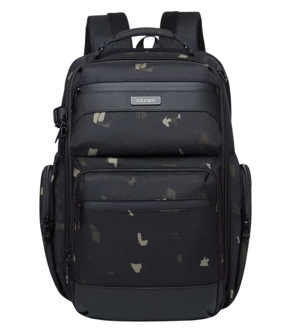 OZUKO-9770S-Travel-Laptop-Backpack-4 OZUKO 9770S Travel Laptop Backpack – Compact Water-Resistant Backpack for Work, School & Daily Use - Image 1