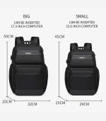 OZUKO 9770S Travel Laptop Backpack – Compact Water-Resistant Backpack for Work, School & Daily Use - Image 8