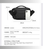 OZUKO 9778 Waterproof Sling Bag – Compact, Durable, and Multi-Functional - Image 9