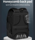 OZUKO 9797S Travel Laptop Backpack – USB Port, Water-Resistant, Airline-Approved Carry-On - Image 15
