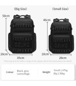 OZUKO 9797S Travel Laptop Backpack – USB Port, Water-Resistant, Airline-Approved Carry-On - Image 32