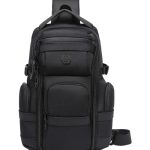 OZUKO 9808 Messenger Chest Sling Bag – Water-Resistant, Multi-Pocket Design