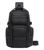 OZUKO 9808 Messenger Chest Sling Bag – Water-Resistant, Multi-Pocket Design