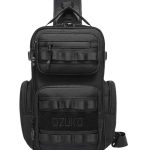 OZUKO 9812 Crossbody Sling Chest Bag – Anti-Theft Lock, Breathable Back Panel