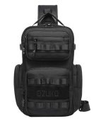 OZUKO 9812 Crossbody Sling Chest Bag – Anti-Theft Lock, Breathable Back Panel