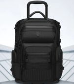 OZUKO 9820S Unisex Travel Bag with Wheels, 12.9-Inch Laptop Trolley Backpack with Swivel Casters, TSA-Approved Lock & Retractable Handle, 42×21×31 cm - Image 8