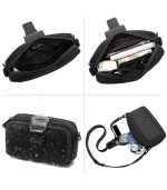 OZUKO 9829 Waterproof Sling Bag – Compact Crossbody with Magnetic Closure and Smart Storage - Image 6