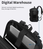 OZUKO 9842L Travel Laptop Backpack – USB Port, Water-Resistant - Image 27
