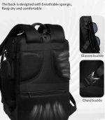OZUKO 9842L Travel Laptop Backpack – USB Port, Water-Resistant - Image 19