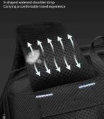 OZUKO 9842L Travel Laptop Backpack – USB Port, Water-Resistant - Image 21