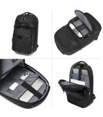 OZUKO 9849 Laptop Backpack – 25L Water-Resistant Bag with Luggage Strap for Daily Use - Image 6