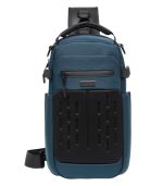 OZUKO 9879 Crossbody Sling Backpack with Tripod Holder and Water-Resistant Design for Travel and Daily Commute