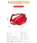 OZUKO 9102 Sports Waist Bag – Tactical, Water-Resistant Belt Pouch for Running and Fitness - Image 8