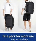 OZUKO 9326 45L Antitheft Sneaker Travel Backpack – Multipurpose Gym & Hiking Bag for Men - Image 20