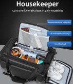 OZUKO 9326 45L Antitheft Sneaker Travel Backpack – Multipurpose Gym & Hiking Bag for Men - Image 18