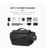 OZUKO 9349 Waterproof Waist Bag – Lightweight Running Belt & Tactical Crossbody Chest Bag - Image 11