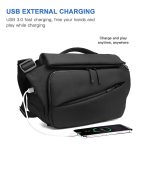 OZUKO 9349 Waterproof Waist Bag – Lightweight Running Belt & Tactical Crossbody Chest Bag - Image 10