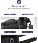 OZUKO 9445 Formal Luxury Crossbody Hand Bag – Multipurpose Tactical Messenger for Everyday Carry - Image 14