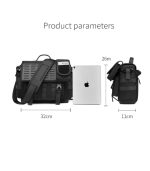 OZUKO 9445 Formal Luxury Crossbody Hand Bag – Multipurpose Tactical Messenger for Everyday Carry - Image 10