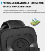 OZUKO 9585 Anti-theft Crossbody Bag – The Ultimate Outdoor Travel Companion - Image 16